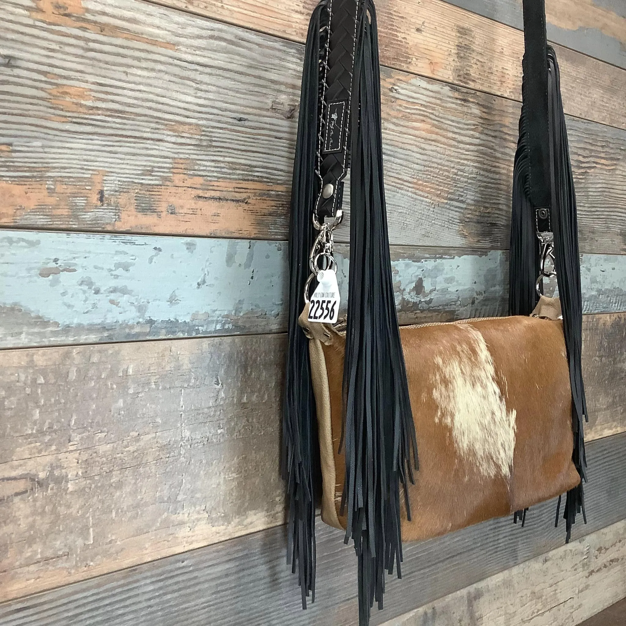 Western Mini Leather Fringe Strap 48" #22556