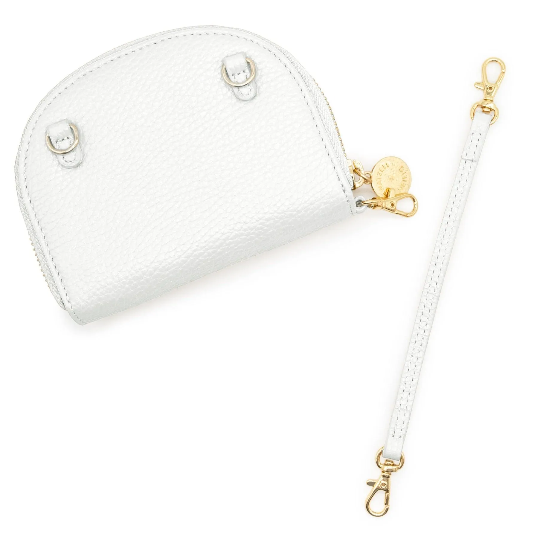 White Zip Coin Pouch 2.0