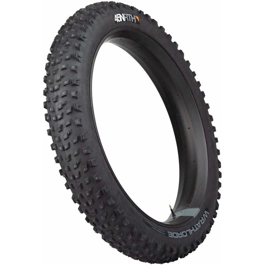 Wrathlorde Bike Tire - 26 x 4.2", Tubeless, 120tpi, 300 XL Concave Carbide Aluminum Studs